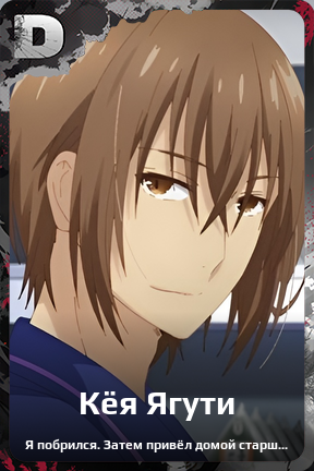 Карточка персонажа Кёя Ягути