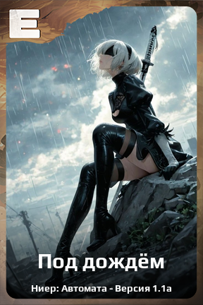 Карточка персонажа Под дождём