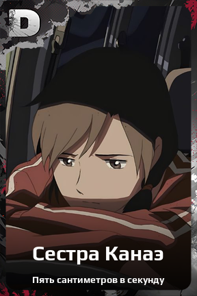 Карточка персонажа Сестра Канаэ