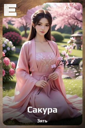 Карточка персонажа Сакура