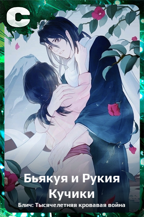 Карточка персонажа Бьякуя и Рукия Кучики