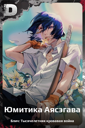 Карточка персонажа Юмитика Аясэгава
