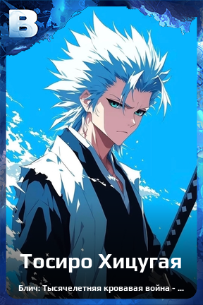 Карточка персонажа Тосиро Хицугая