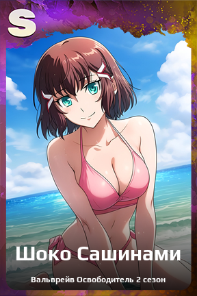 Карточка персонажа Шоко Сашинами