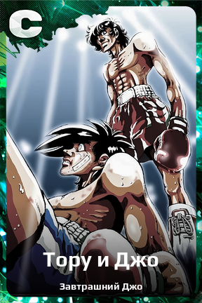 Карточка персонажа Тору и Джо