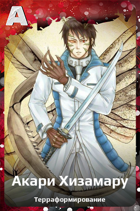 Карточка персонажа Акари Хизамару