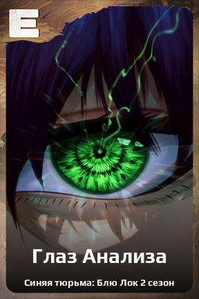 Карточка персонажа Глаз Анализа