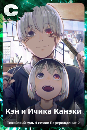 Карточка персонажа Кэн и Ичика Канэки