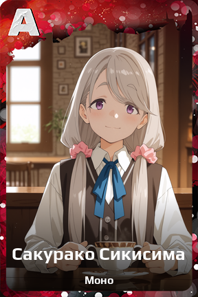 Карточка персонажа Сакурако Сикисима