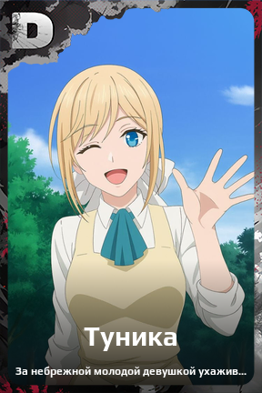 Карточка персонажа Туника