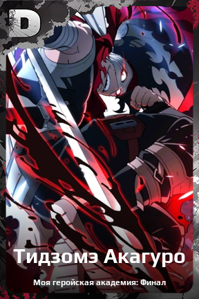 Карточка персонажа Тидзомэ Акагуро