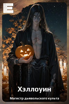 Карточка персонажа Хэллоуин