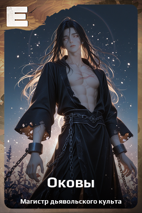 Карточка персонажа Оковы