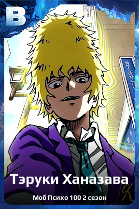 Карточка персонажа Тэруки Ханазава