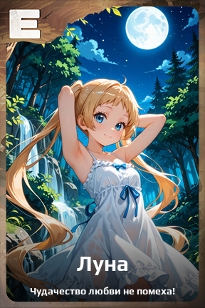 Карточка персонажа Луна