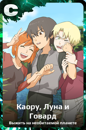 Карточка персонажа Каору, Луна и Говард